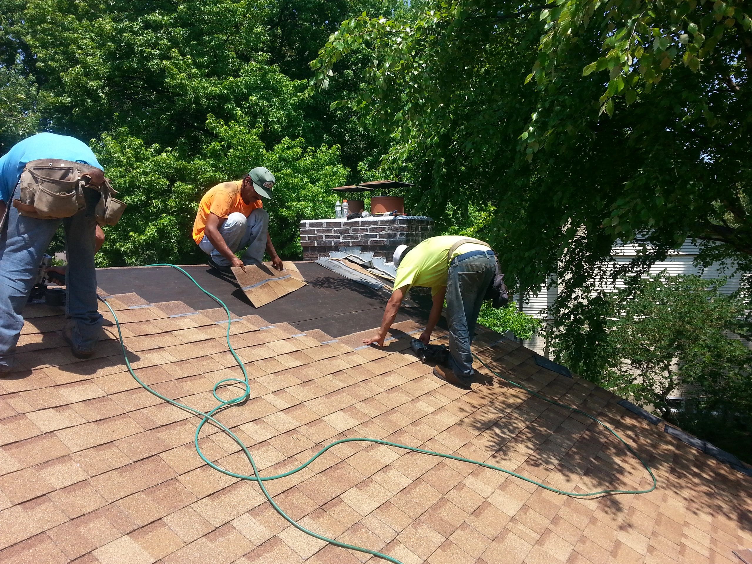 Residential roof replacement